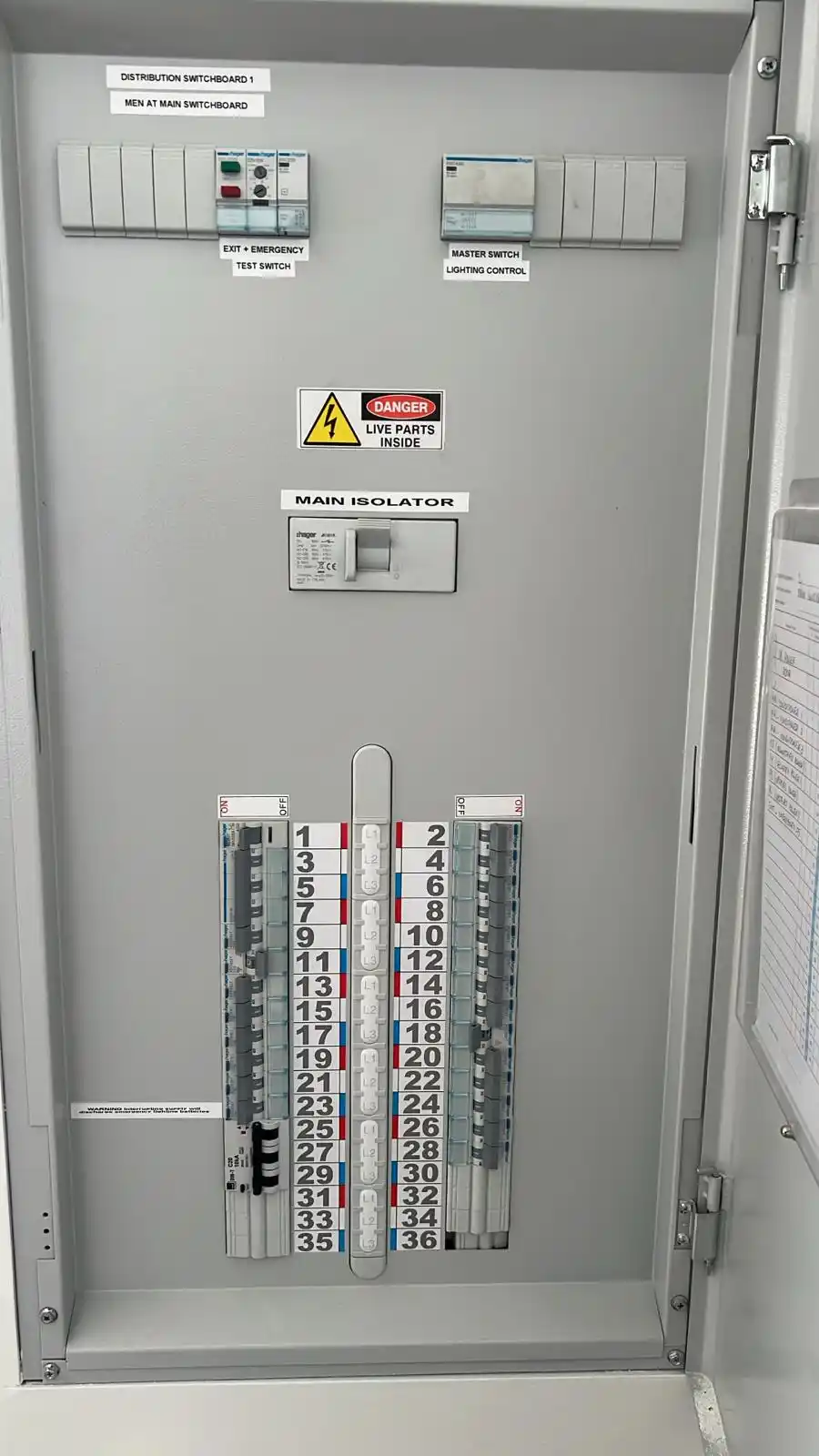 Highline Electrical — commercial switchboard panel