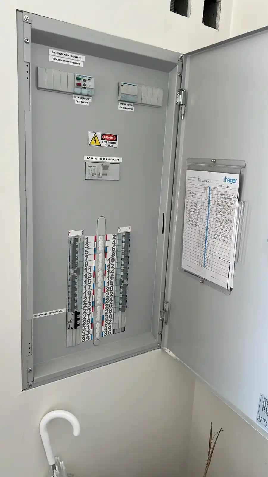 Highline Electrical — commercial distribution switchboard